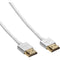 Pearstone HDA-501UTW Ultra-Thin High-Speed HDMI Cable with Ethernet (White, 1.5')
