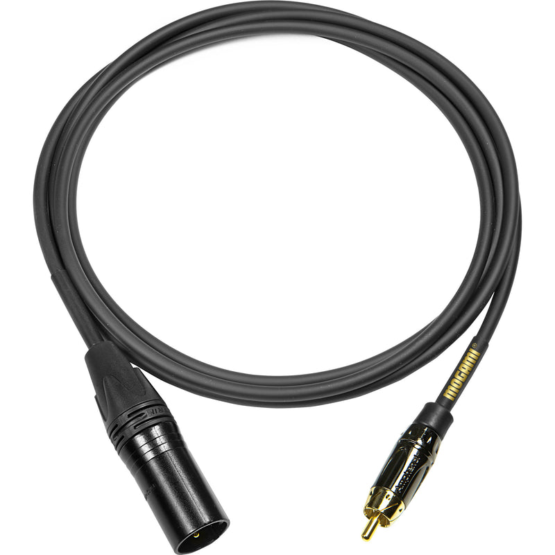 Mogami Gold Male XLR to RCA Cable (3')