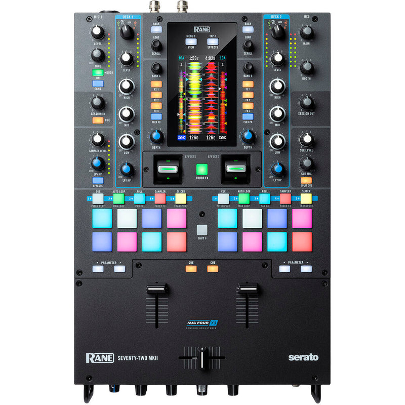 RANE DJ SEVENTY-TWO 2-Channel Performance Mixer with Touchscreen for Serato DJ Pro