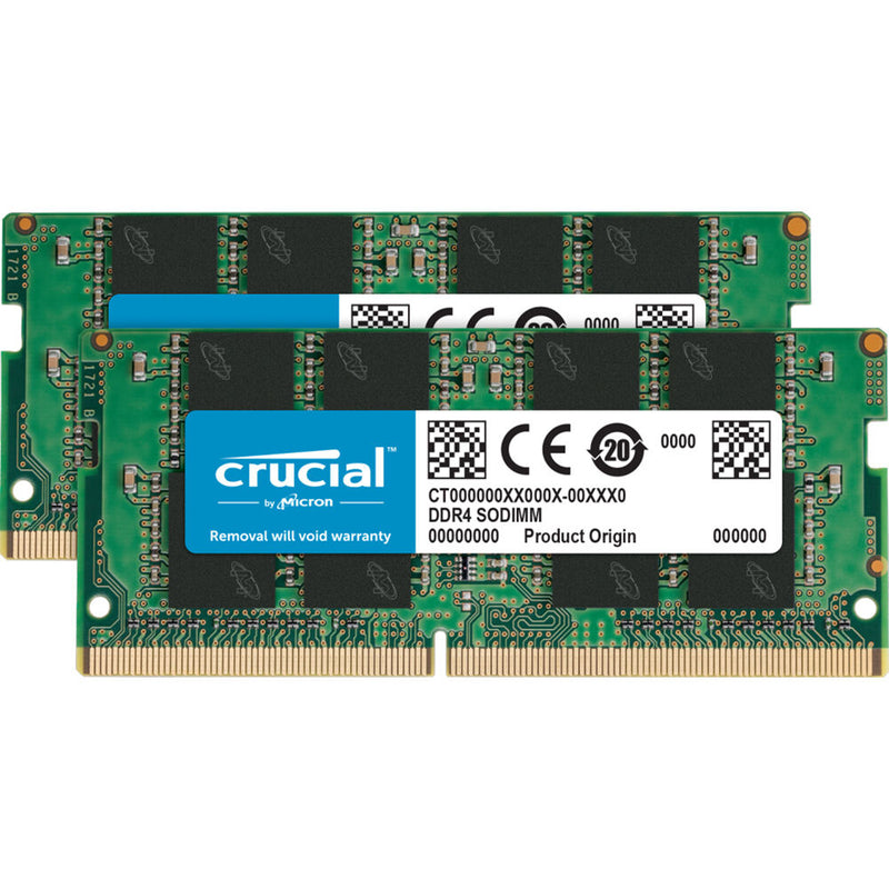 Crucial 32GB Laptop DDR4 3200 MHz SODIMM Memory Kit (2 x 16GB)