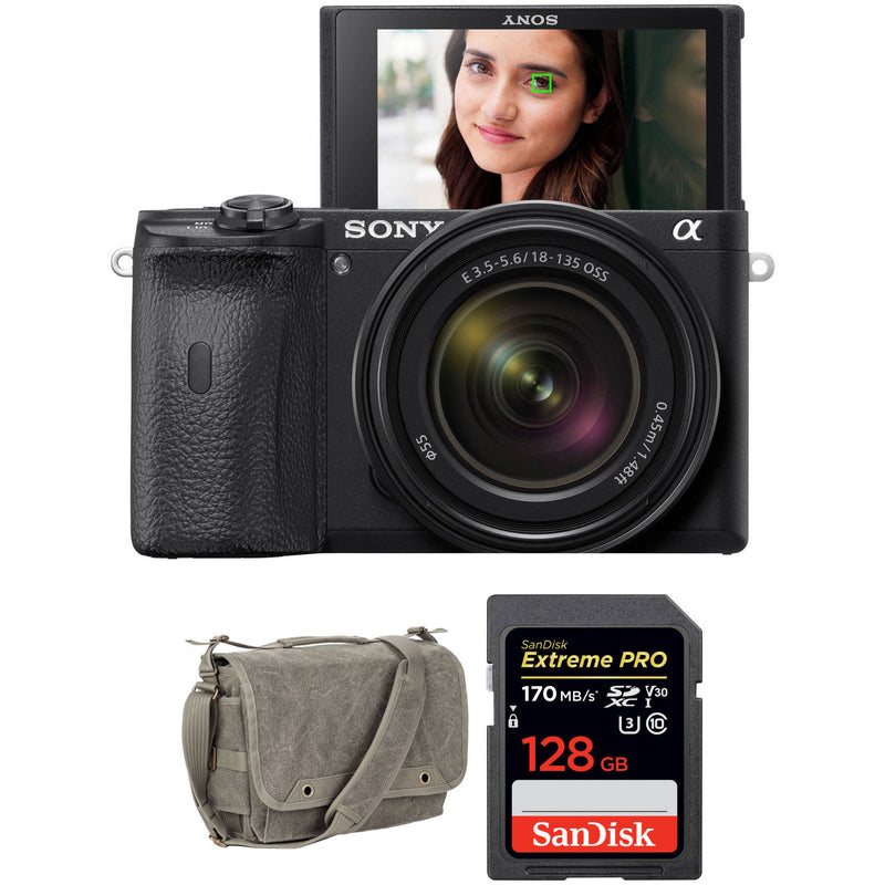 Sony Alpha a6600 Mirrorless Digital Camera Body with Accessories Kit