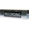 On Air Simple 120V "RECORDING" LED (Black Lens)