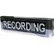 On Air Mega 12V "RECORDING" LED (Black Lens)