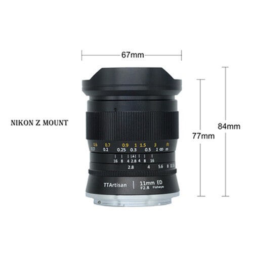 TTArtisan 11mm f/2.8 Lens for Nikon Z