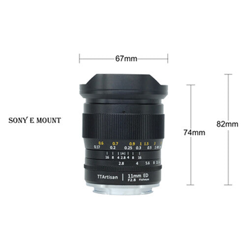 TTArtisan 11mm f/2.8 Lens for Sony E
