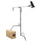 Lowel 40&quot; C-Stand Sliding Leg Kit with 2.5&quot; Grip Head & 40&quot; Grip Arm (Chrome)