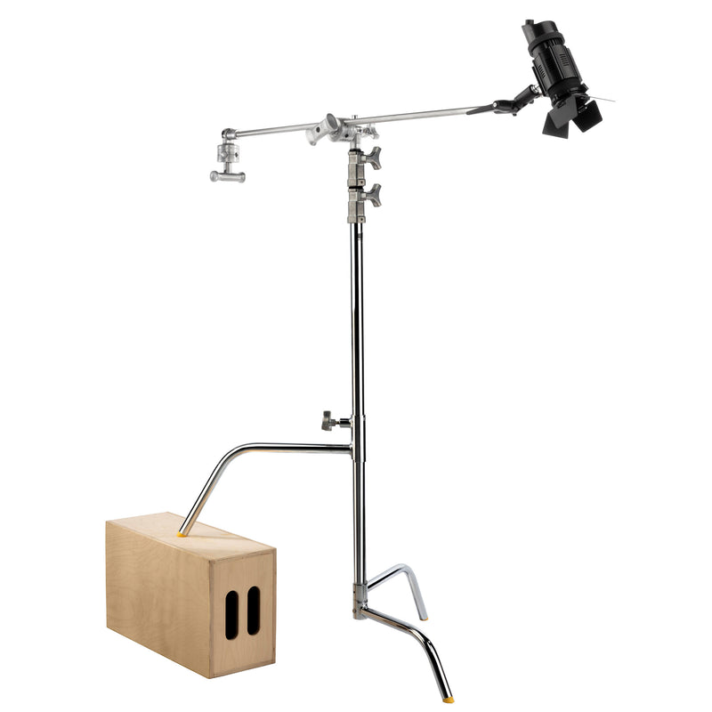 Lowel 40&quot; C-Stand Sliding Leg Kit with 2.5&quot; Grip Head & 40&quot; Grip Arm (Chrome)