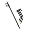 Lowel 40" C-Stand Turtle Base Kit (Black, 9.8')