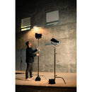 Lowel 40&quot; C-Stand Sliding Leg Kit with 2.5&quot; Grip Head & 40&quot; Grip Arm (Chrome)