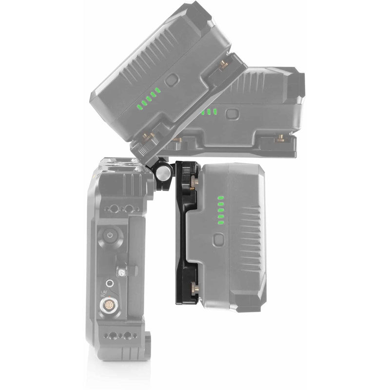 SHAPE Pivoting Battery Plate for Shogun 7 Monitor Cage (Gold Mount)