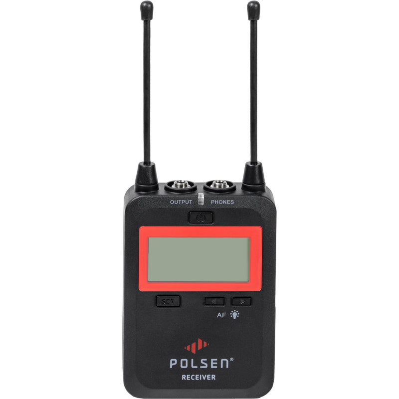 Polsen UWM-2 2-Person Camera-Mount Wireless Omni Lavalier Microphone System for Cameras and Smartphones (538 to 586 MHz)