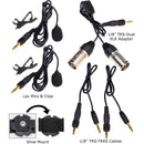 Polsen UWM-2 2-Person Camera-Mount Wireless Omni Lavalier Microphone System for Cameras and Smartphones (538 to 586 MHz)