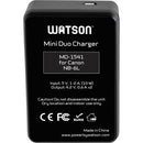 Watson Mini Duo Charger for Canon NB-6L Batteries