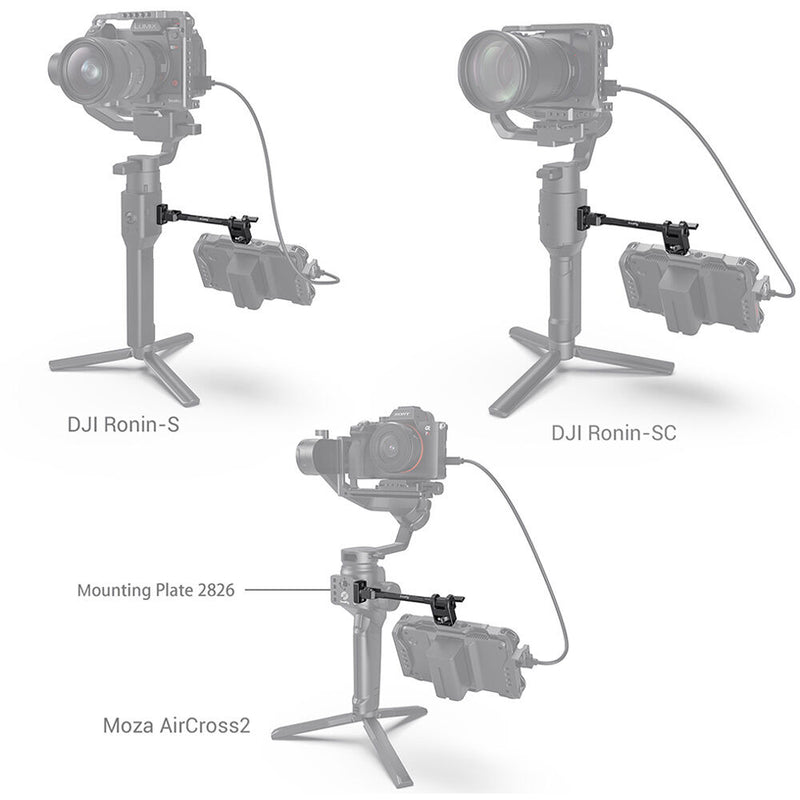 SmallRig Adjustable Monitor Mount for Select Handheld Gimbal Stabilizers