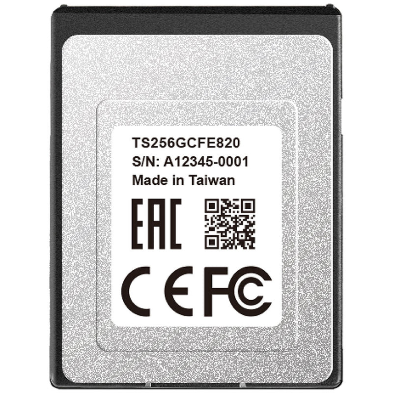 Transcend 256GB CFexpress 820 Type B Memory Card