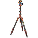 3 Legged Thing Legends Bucky Carbon Fiber Tripod with AirHed VU Ball Head Set (Bronze / Blue)
