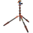 3 Legged Thing Legends Bucky Carbon Fiber Tripod with AirHed VU Ball Head Set (Bronze / Blue)