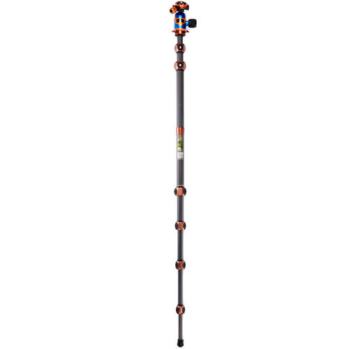 3 Legged Thing Legends Bucky Carbon Fiber Tripod with AirHed VU Ball Head Set (Bronze / Blue)