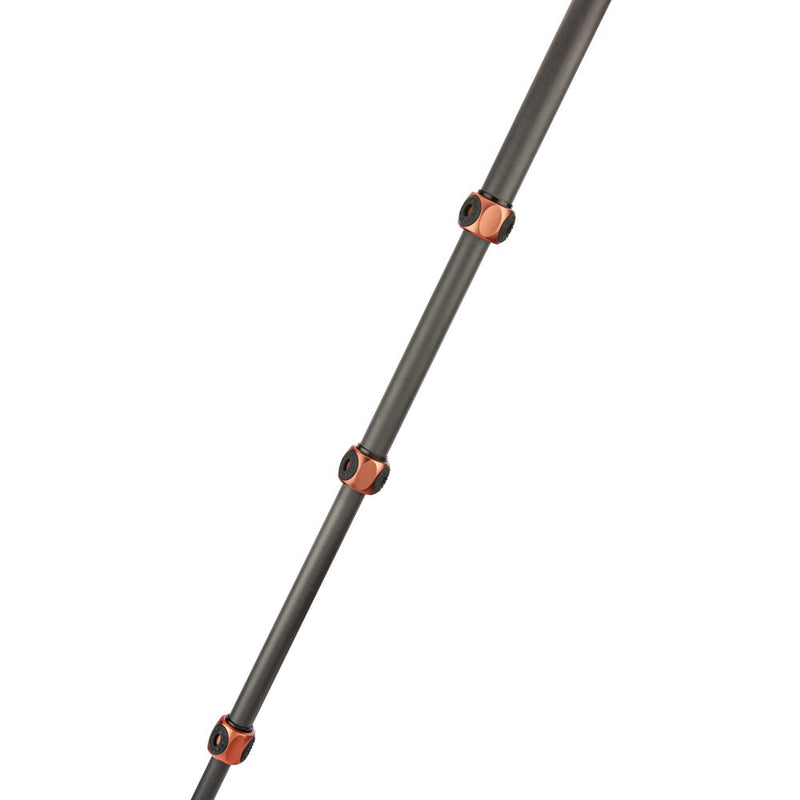 3 Legged Thing Legends Bucky Carbon Fiber Tripod with AirHed VU Ball Head Set (Bronze / Blue)