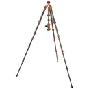 3 Legged Thing Legends Bucky Carbon Fiber Tripod with AirHed VU Ball Head Set (Bronze / Blue)