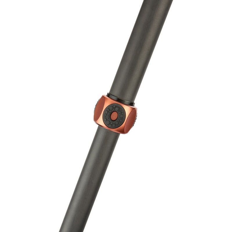 3 Legged Thing Legends Bucky Carbon Fiber Tripod with AirHed VU Ball Head Set (Bronze / Blue)