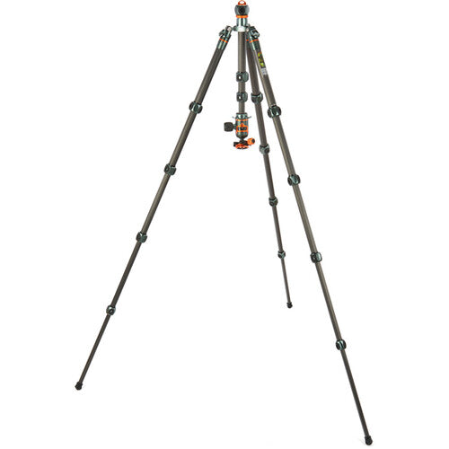 3 Legged Thing Legends Bucky Carbon Fiber Tripod with AirHed VU Ball Head Set (Gray)