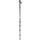 3 Legged Thing Legends Bucky Carbon Fiber Tripod with AirHed VU Ball Head Set (Gray)