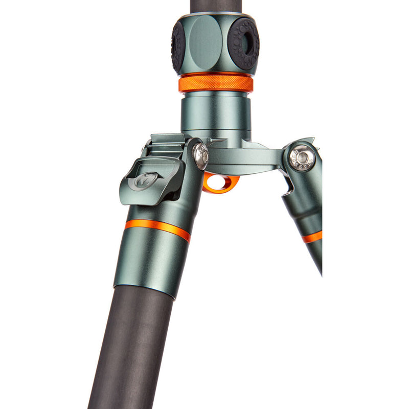 3 Legged Thing Legends Bucky Carbon Fiber Tripod with AirHed VU Ball Head Set (Gray)