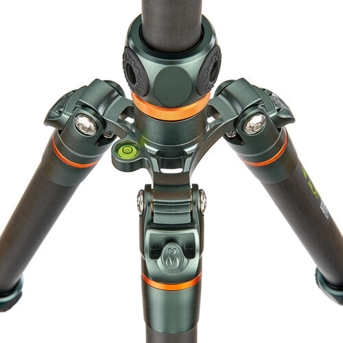 3 Legged Thing Legends Bucky Carbon Fiber Tripod with AirHed VU Ball Head Set (Gray)