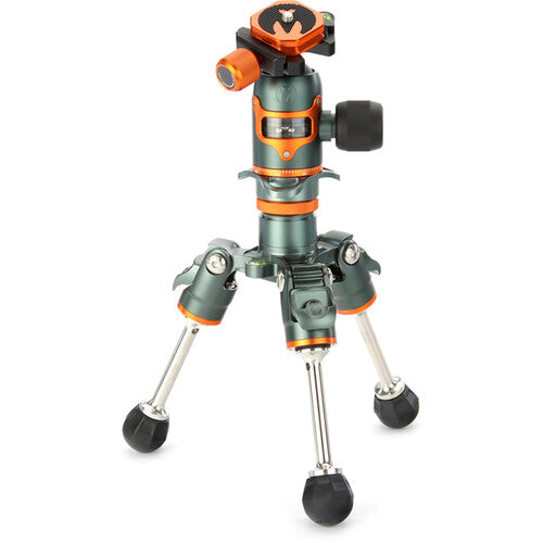 3 Legged Thing Legends Bucky Carbon Fiber Tripod with AirHed VU Ball Head Set (Gray)