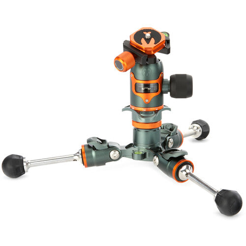 3 Legged Thing Legends Bucky Carbon Fiber Tripod with AirHed VU Ball Head Set (Gray)