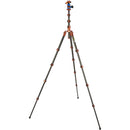 3 Legged Thing Legends Bucky Carbon Fiber Tripod with AirHed VU Ball Head Set (Gray)