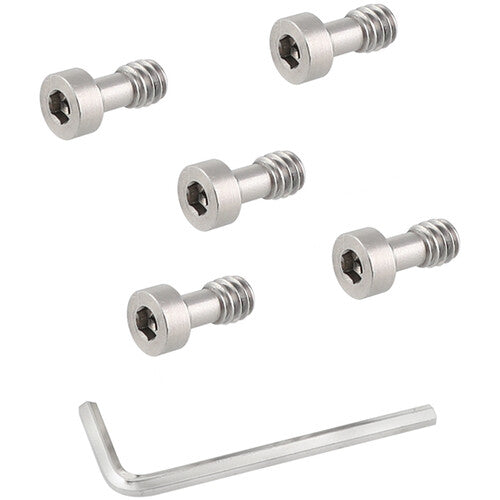 CAMVATE 1/4"-20 Captive Screws with Hex Head (5-Pack)