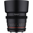 Rokinon 85mm T1.5 DSX High-Speed Cine Lens (EF Mount)