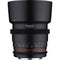 Rokinon 85mm T1.5 DSX High-Speed Cine Lens (EF Mount)