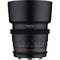 Rokinon 85mm T1.5 DSX High-Speed Cine Lens (E Mount)