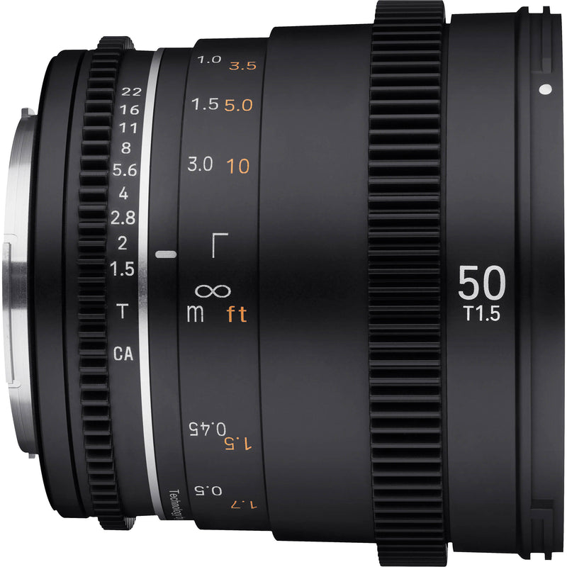 Samyang 50mm T1.5 VDSLR MK2 Cine Lens (EF Mount)