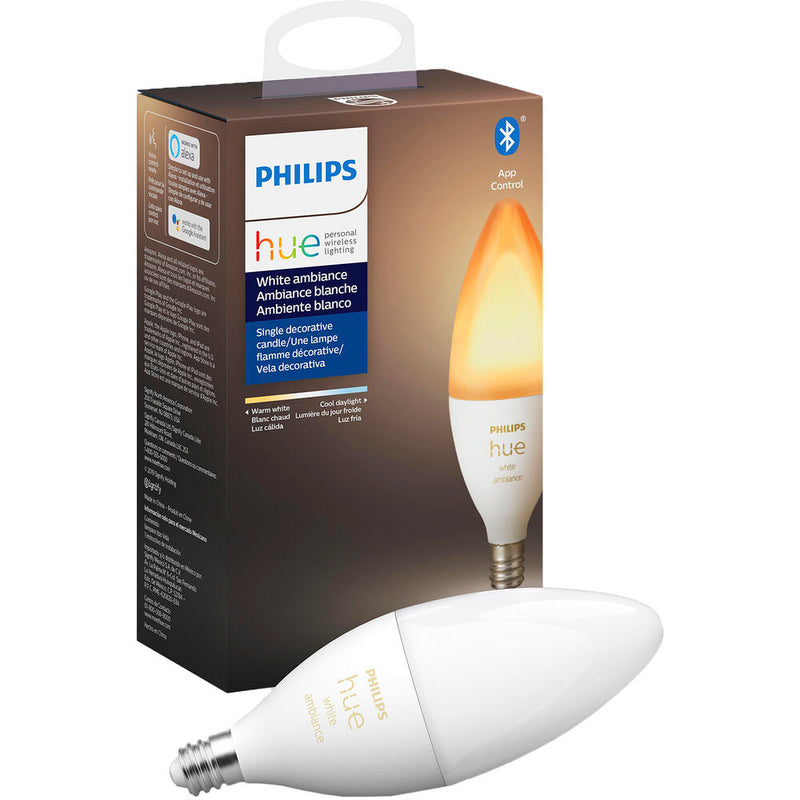 Philips Hue E12 Bulb with Bluetooth (White & Color Ambiance)