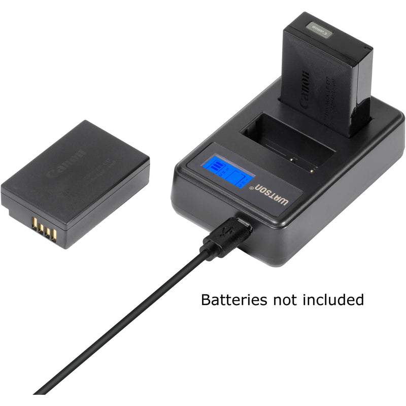 Watson Mini Duo Charger for Canon LP-E17 Batteries
