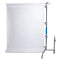 Savage Stainless Steel C-Stand Kit with 53" x 18' White Seamless Paper (9.5')