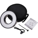 FotodioX Pro FACTOR LED Ring Light with D-Tap Power Cable (95mm)