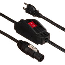Quasar Science Cluster Power Adapter for 4 Linear LED Lamps with 3-Pin Grounded Plug