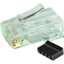 Simply45 Cat 5e UTP Unshielded RJ45 Pass-Through Modular Plug (100-Piece Jar)