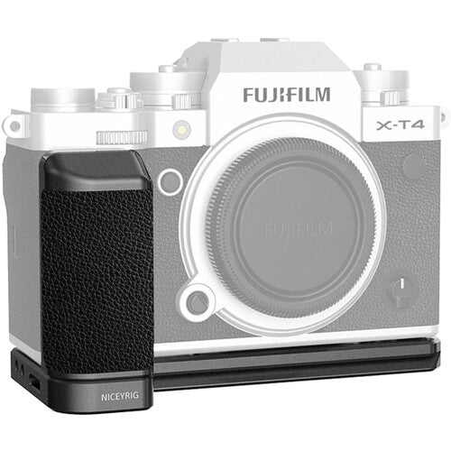 Niceyrig L-Bracket with Leather Grip for Fujifilm X-T4 Camera