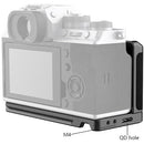 Niceyrig L-Bracket with Leather Grip for Fujifilm X-T4 Camera