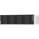 QNAP 3U 16-Bay Nas/Iscsi Ip-San. Amd Ryzen V1500B Quad-Core 2.2Ghz 16Gb Ram 2X2.5Gbe Lan Redundant Psu