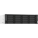 QNAP 3U 16-Bay Nas/Iscsi Ip-San. Amd Ryzen V1500B Quad-Core 2.2Ghz 16Gb Ram 2X2.5Gbe Lan Redundant Psu
