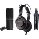 Zoom ZDM-1 Podcast Mic Kit with ZDM-1 Mic, Cable, Stand, and Boom Arm