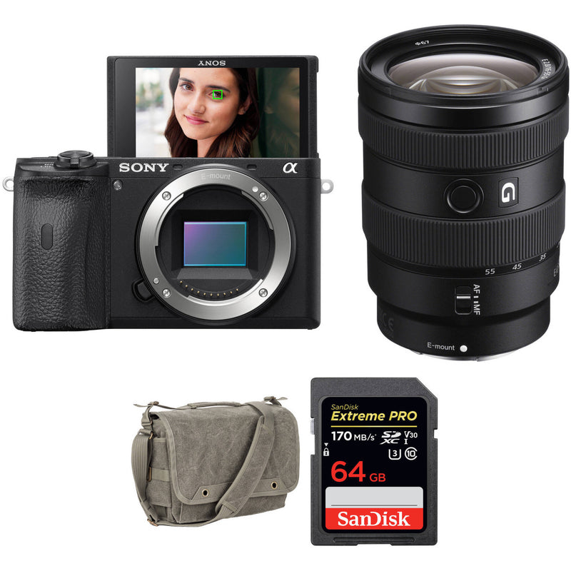 Sony Alpha a6600 Mirrorless Digital Camera with 16-55mm f/2.8 Lens Kit