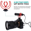 Movo Photo VXR10 PRO Ultracompact Camera-Mount Shotgun Microphone